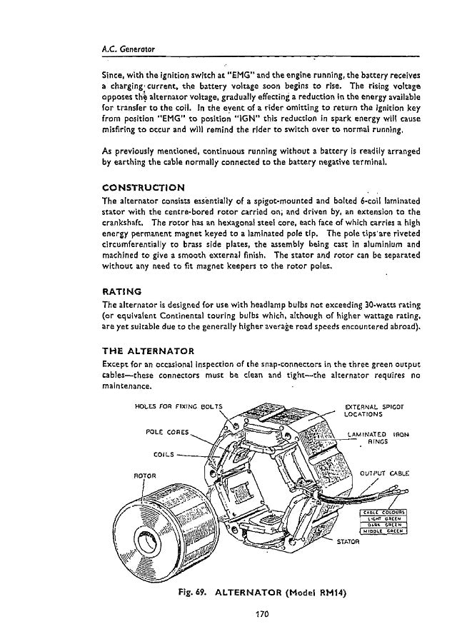 1945-1955 Triumph Tiger 110 T110 Manual de servicio