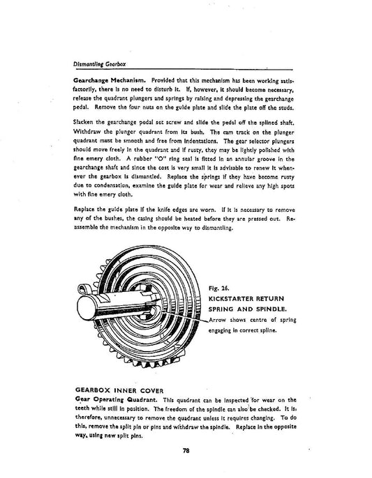 1956-1962 Triumph Trophy TR5 Service Manual