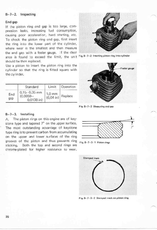 1976-1980 Suzuki GS750 GS 750 8v Manual de servicio/taller