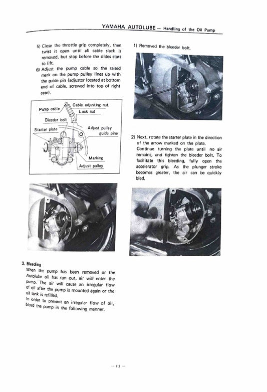 1973-1975 Yamaha RD60 RD 60 Service Manual