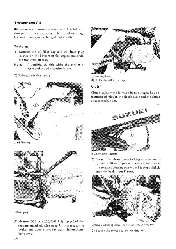 1978-1983 Suzuki JR50 Junior 50 Manual de servicio