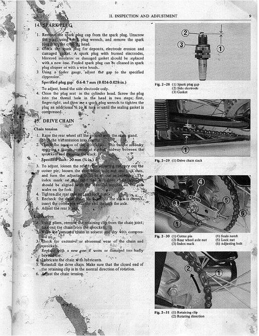 1969-1971 K1-K4 Honda CB125 Handbuch
