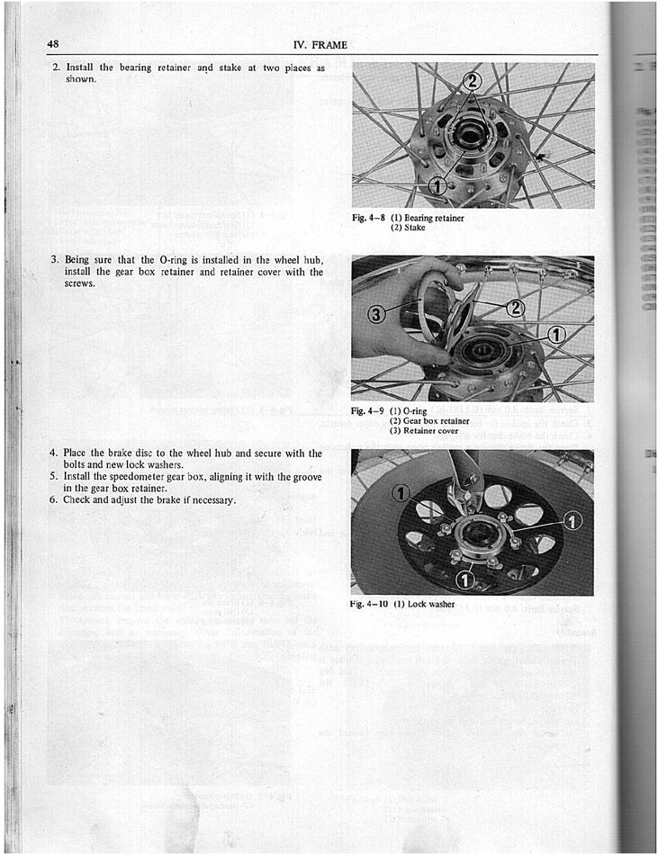 1973 onwards Honda CB125 B6 Twin Cylinder Service Manual