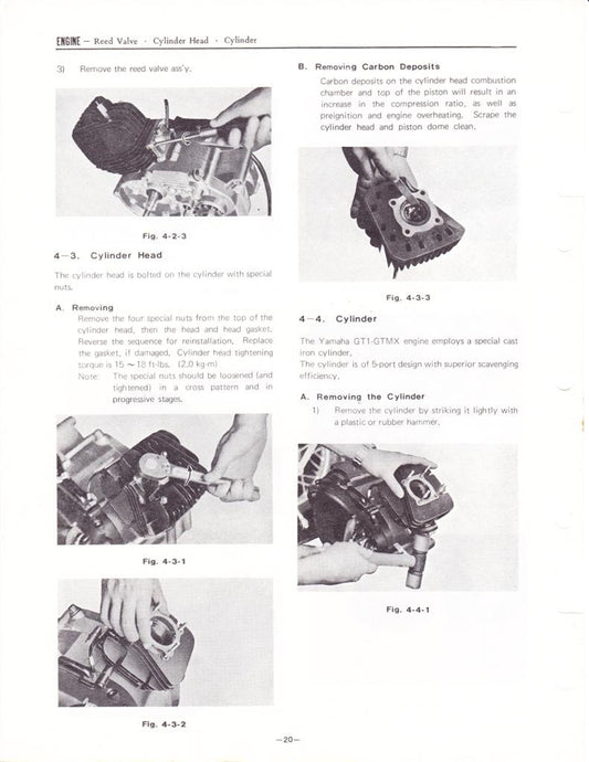 1975 Yamaha GT80B Service Manual