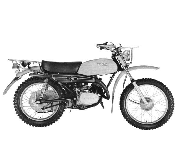 1974-1980 Yamaha AG 175 AG175 Service Manual
