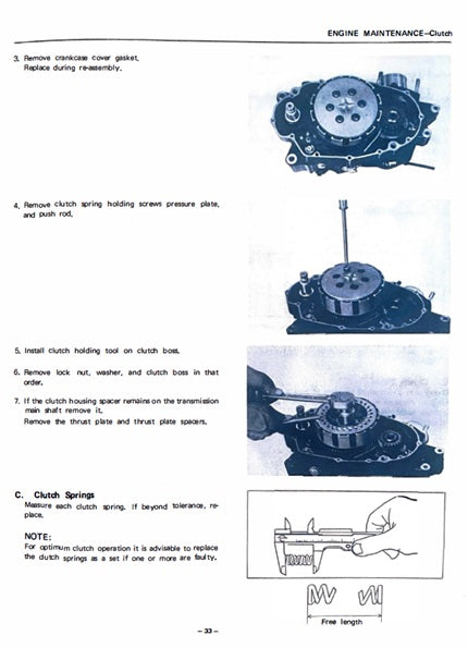 1974on Yamaha MX175 MX 175 Service Manual