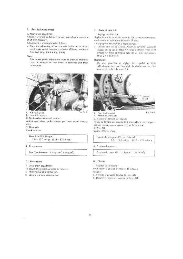 1977-1979 Yamaha TY 250 TY250 Trial Service Manual