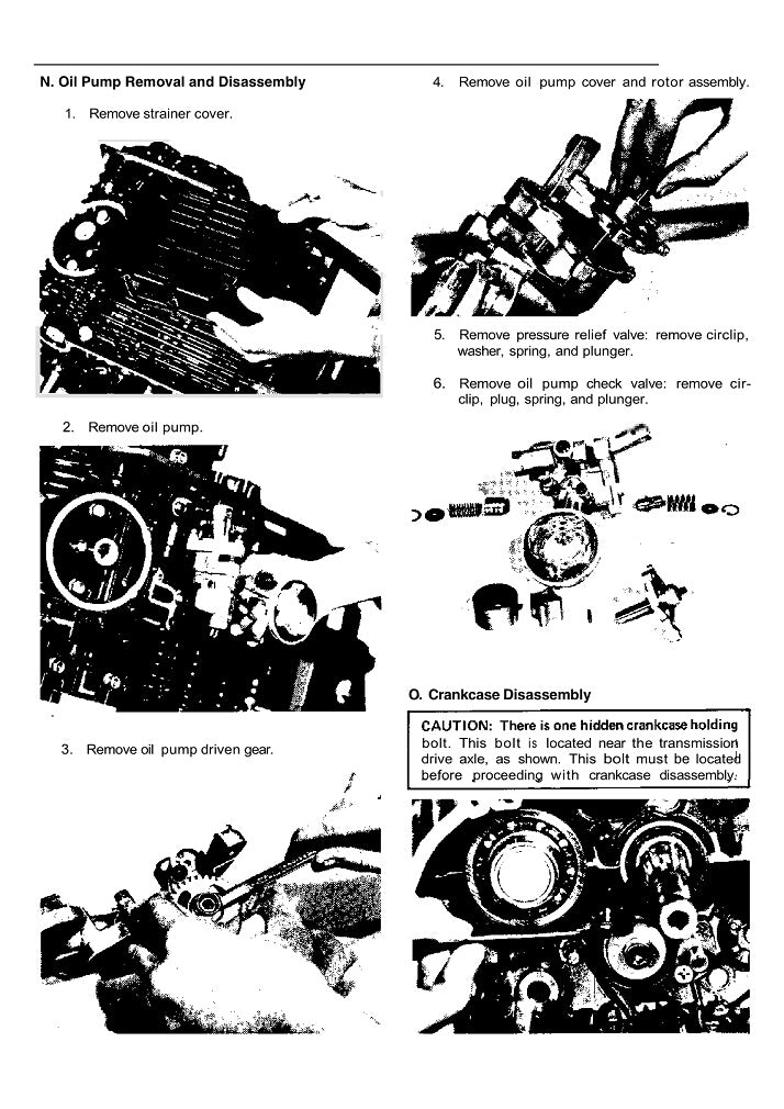 1976 Yamaha XS750 XS750D XS 750 Service Manual