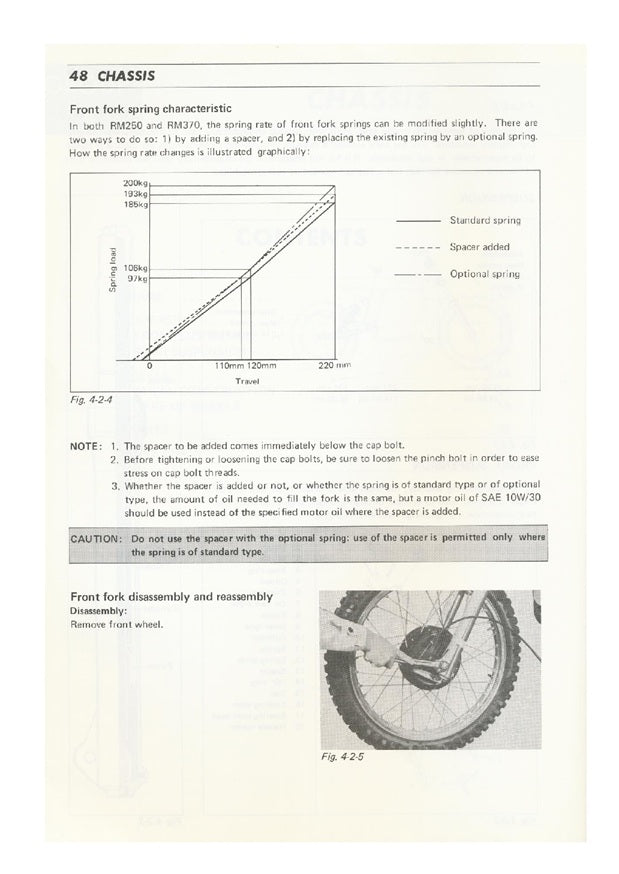 1976-1978 Suzuki RM370 RM 370 Service Manual