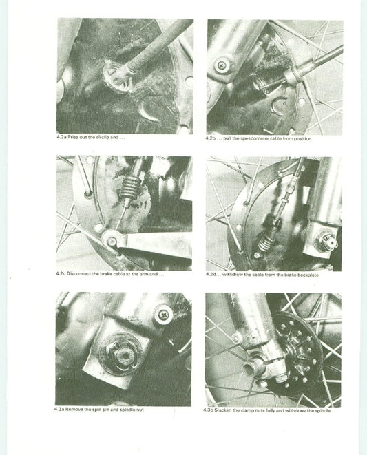 1976-1981 Yamaha TT500 TT 500 Service Manual