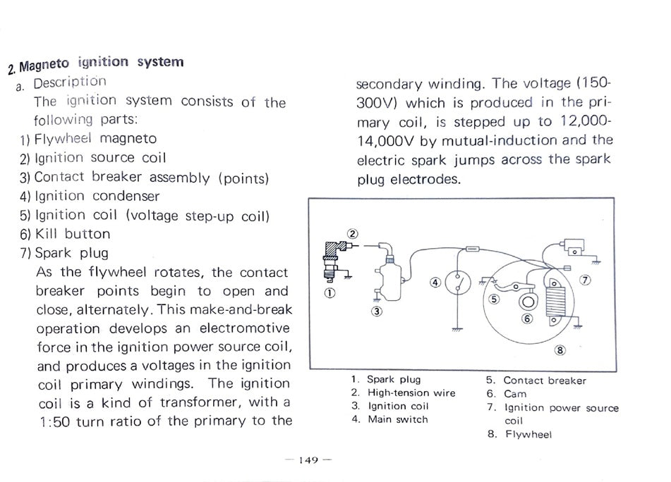 1976 Yamaha TY 175 TY175C Trial Service Manual