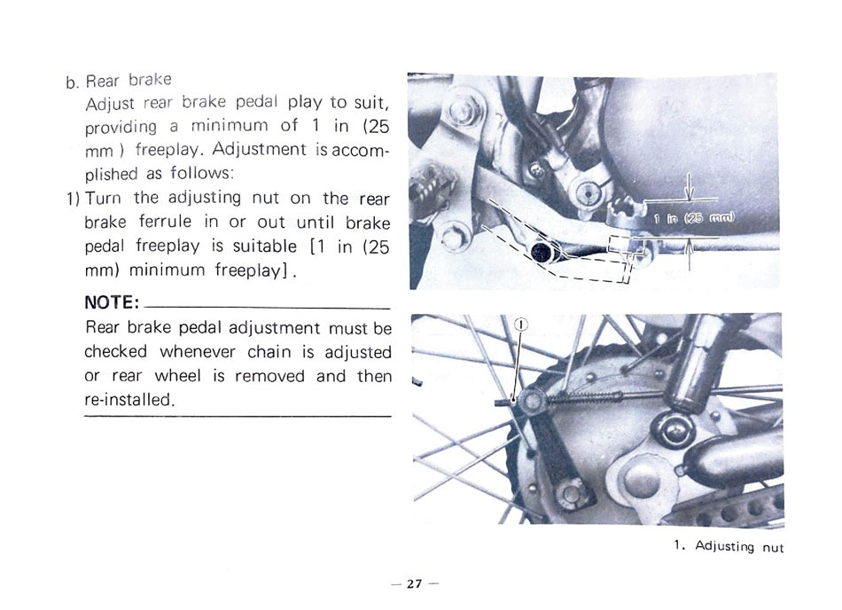 1976 Yamaha TY 175 TY175C Trial Service Manual
