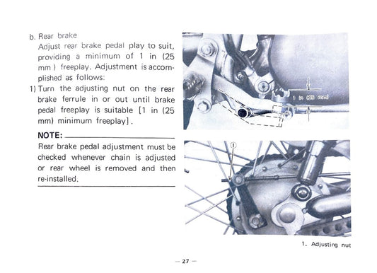 1976 Yamaha TY 175 TY175C Trial Service Manual