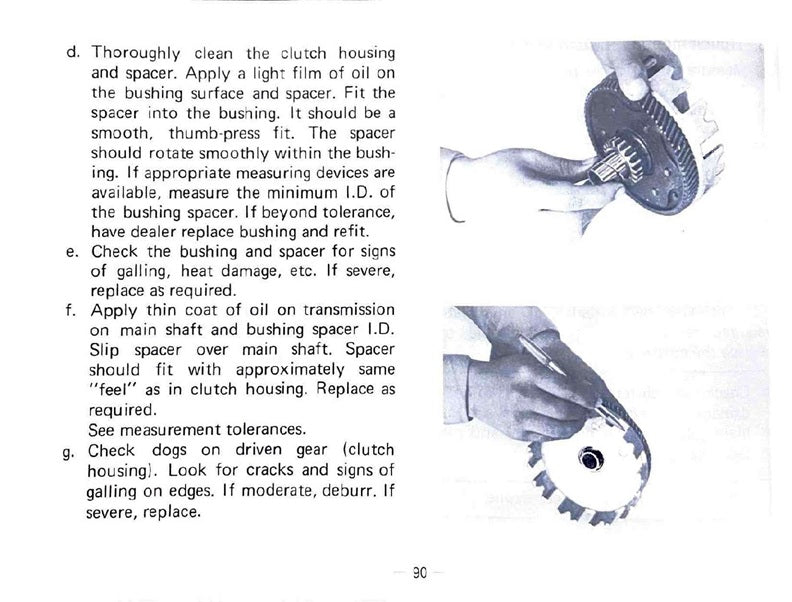 1976 Yamaha YZ125 YZ 125 YZ125C Motocross Service Manual