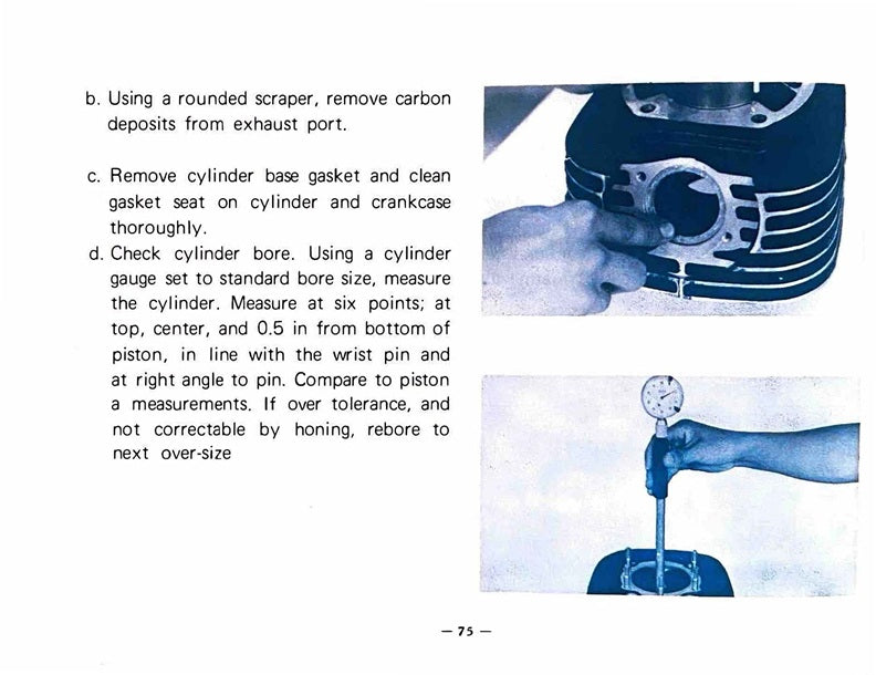 1976 Yamaha YZ250 YZ 250 YZ250C Motocross Service Manual