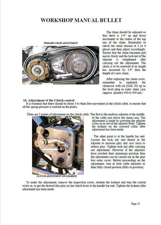 1977-1989 Royal Enfield Bullet 350 Service Manual