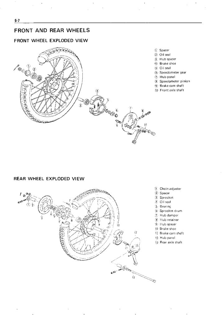 1977-1980 Suzuki TS 50 TS50 Hustler Service Manual