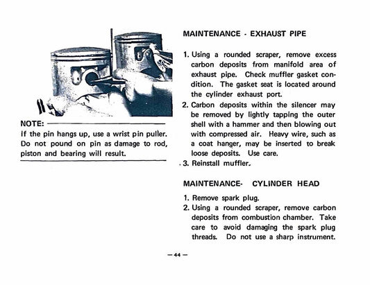 1976 Yamaha IT400 IT 400 IT400C Service Manual
