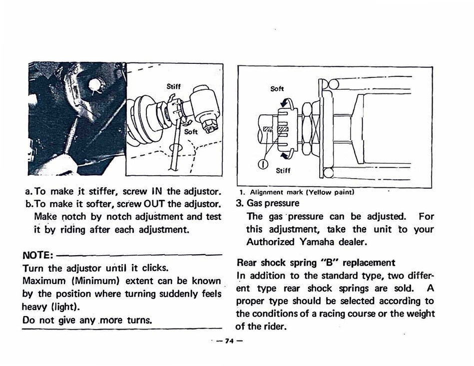 1977-1978 Yamaha IT250 IT 250 Service Manual