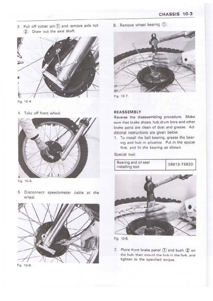 1978 to 1980 Suzuki SP 370 SP370 Service Workshop Repair Manual