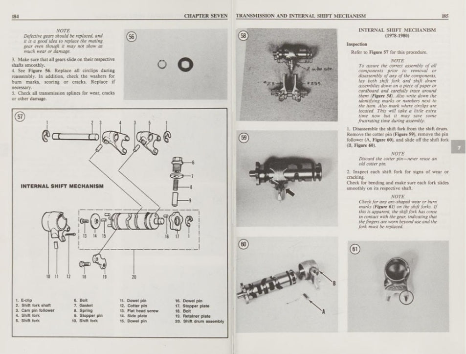 1978-1979 Yamaha YZ50 YZ 50 Motocross Service Manual