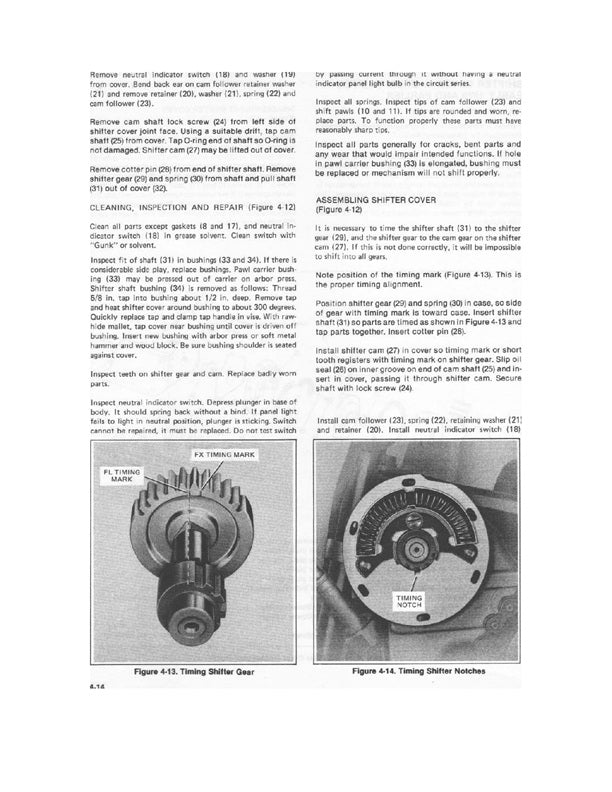 1980-1981 Harley Davidson FLHS Electra Glide Service Manual