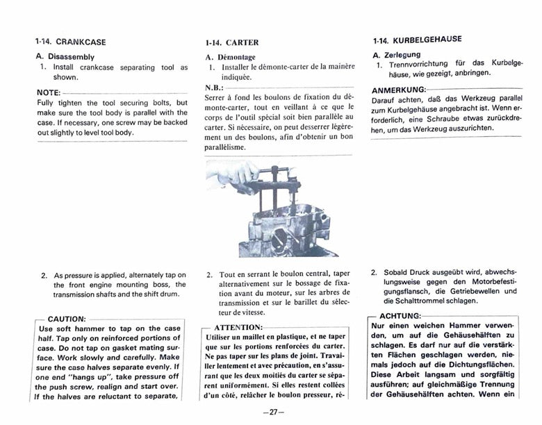 1977-1980 Yamaha MR50 MR 50 Motocross Service Manual