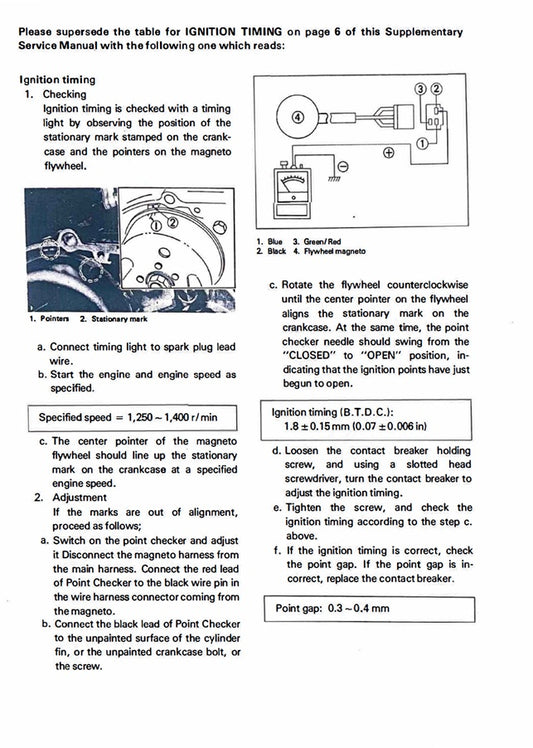 1978 Yamaha GT80E Service Manual