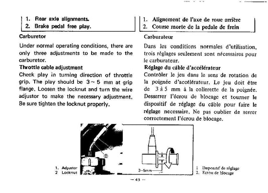 1978 Yamaha YZ400 YZ 400 YZ400E Motocross Service Manual