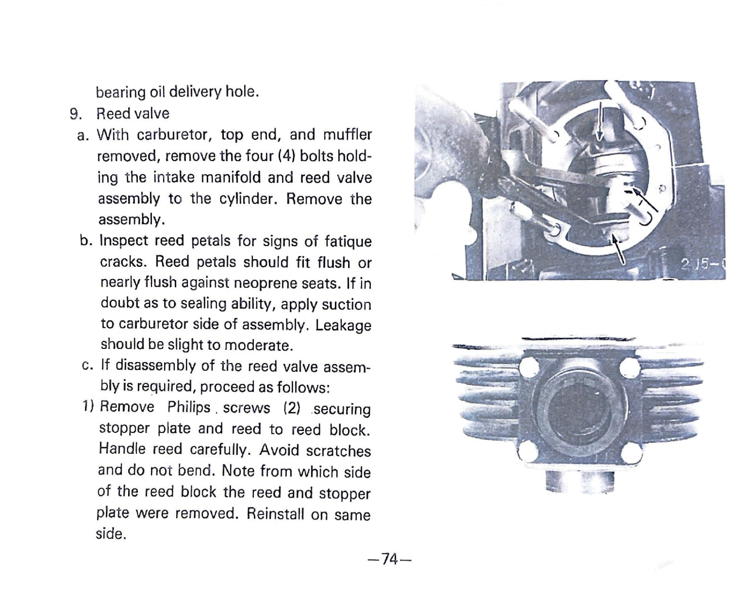 1978 Yamaha YZ80 YZ 80E Motocross Service Manual