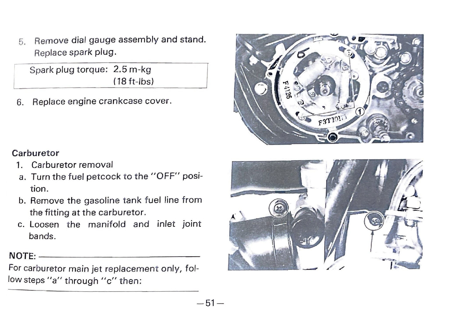 1978 Yamaha YZ80 YZ 80E Motocross Service Manual