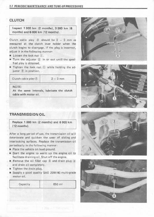 1979-1993 Suzuki PV50 PV 50 EPO Service Manual