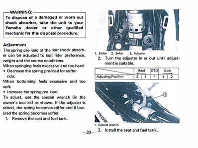 1979-1981 Yamaha MX175 MX175F MX175G MX175H Service Manual