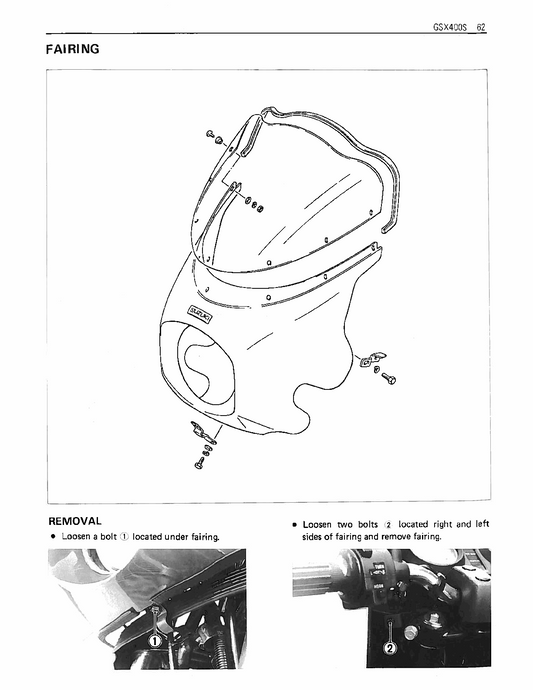 1980-1984 Suzuki GSX400S Twin Cylinder Service Manual