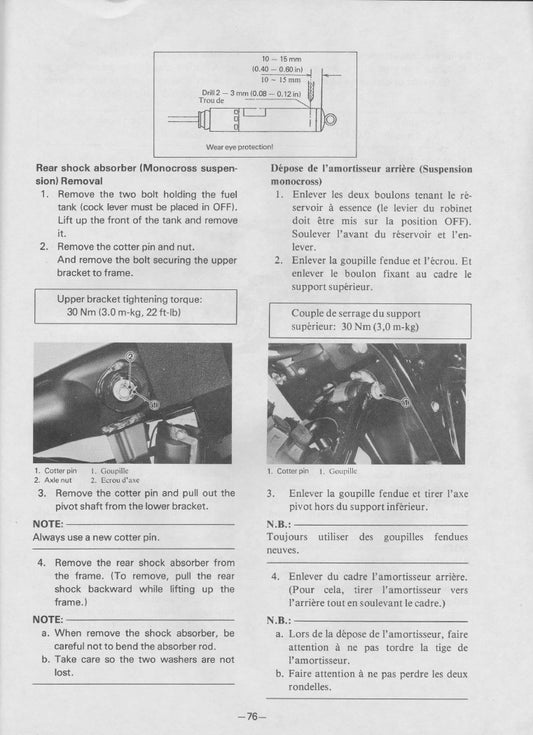 1980 Yamaha IT125 IT 125 Service Manual