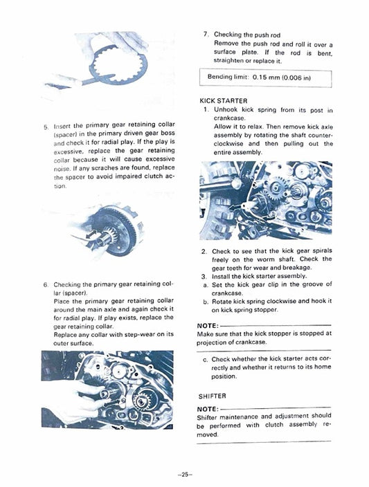 1980on Yamaha YZ50 YZ 50 Motocross Service Manual