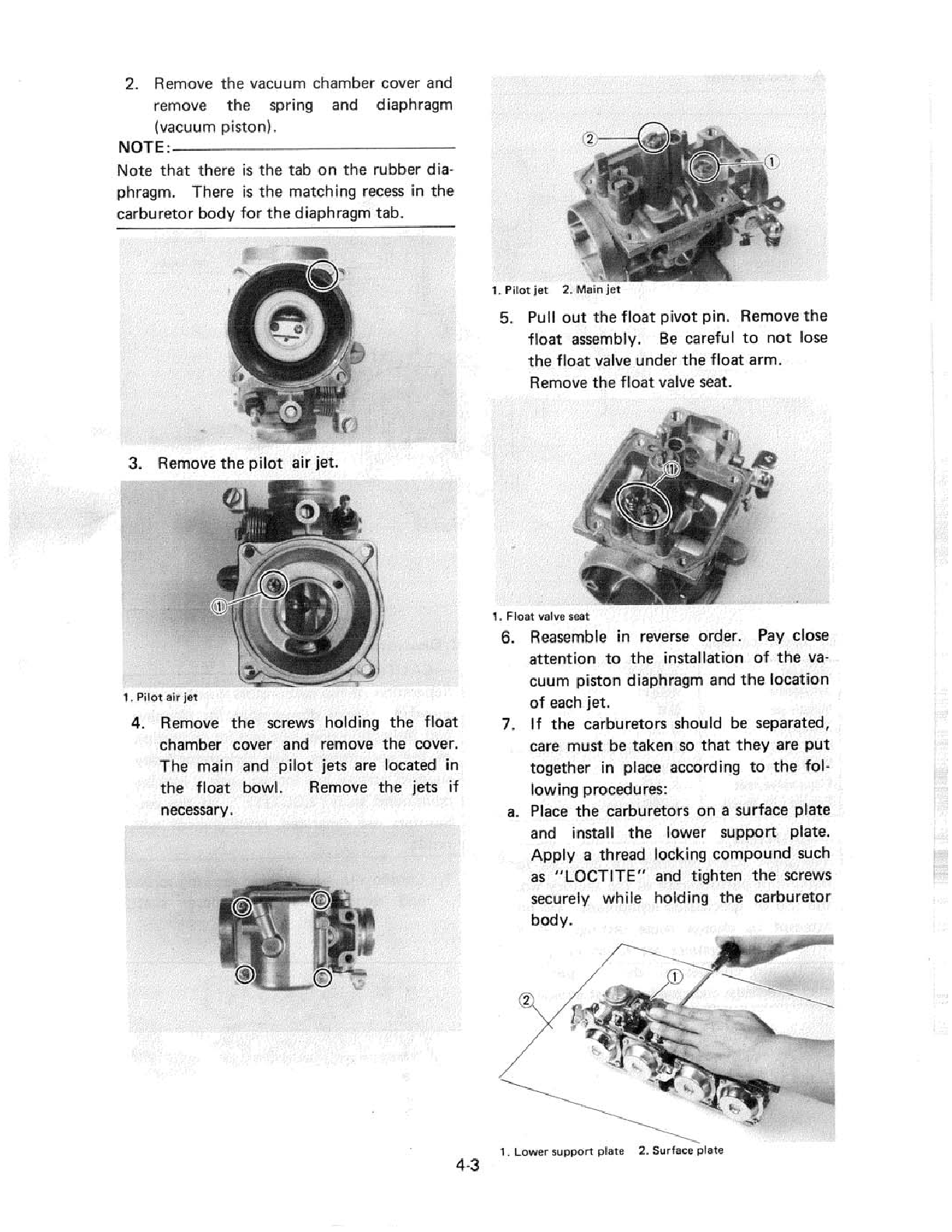 1981-1983 Yamaha XJ550 XJ 550 Seca Service Manual