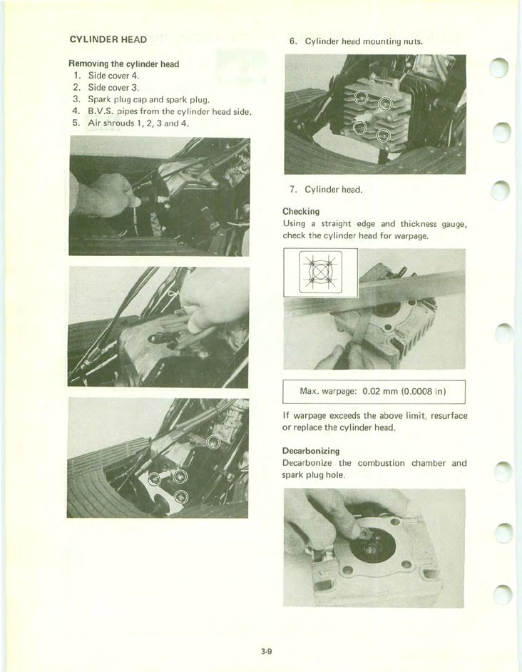 1981-1987 Yamaha CV80 Beluga 80 Scooter Service Manual