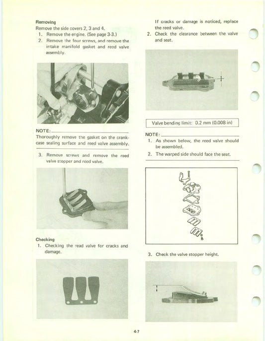 1981-1987 Yamaha CV80 Beluga 80 Scooter Service Manual