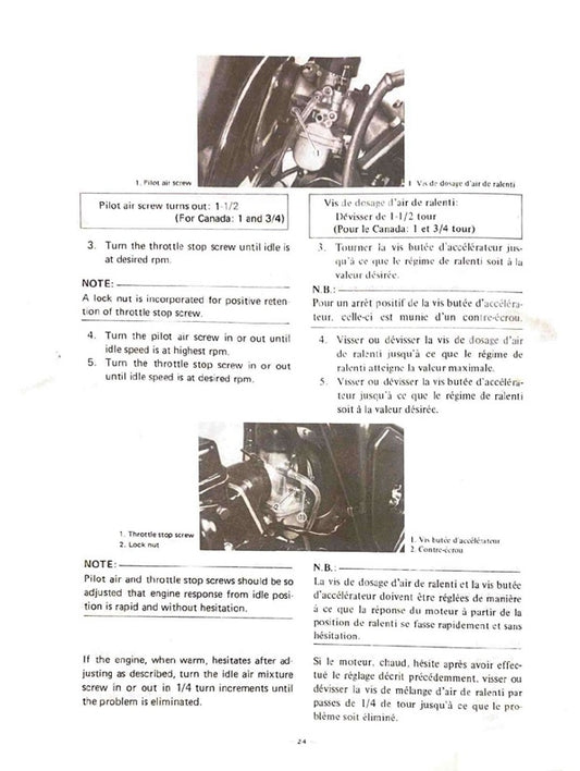 1981 Yamaha YZ125 YZ 125 YZ125H Motocross Service Manual