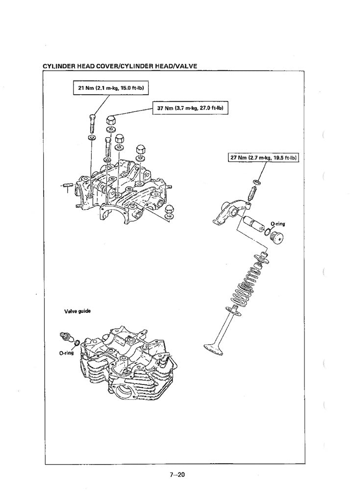 1982-1983 Yamaha XS650 SJ XS 650SJ XS650SJ Heritage Special Service Manual