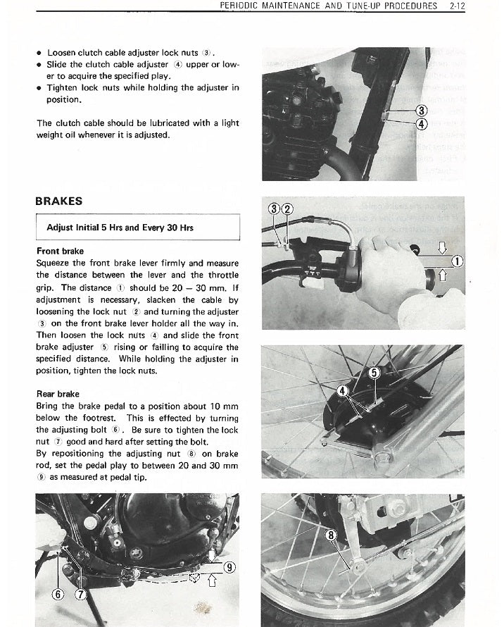 1985-1986 Suzuki DR600 DR600S DR 600 Manual de servicio