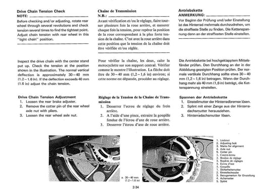 1980-1981 Yamaha XS850 XS 850 G Manual de servicio