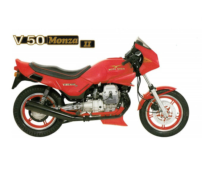 1983 to 1985 Moto Guzzi V50 Monza II 500 Service Manual – retro