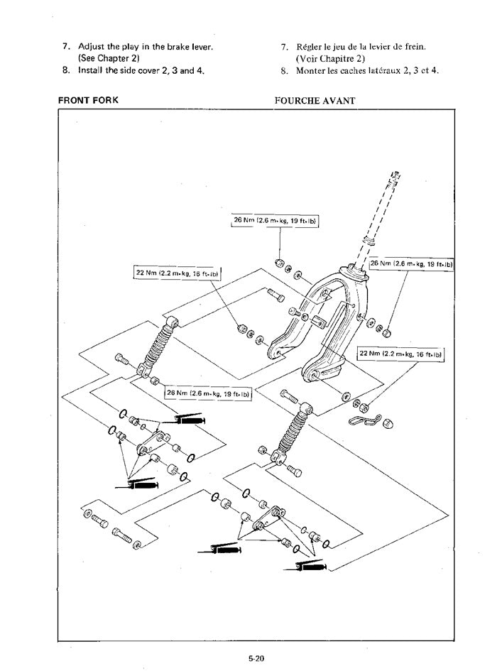 1983-1986 Yamaha CA50 Riva Salient 50 Scooter Service Manual