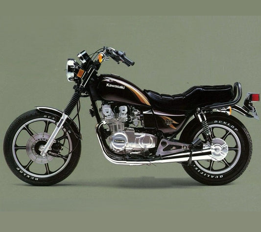 1979-1981 Kawasaki KZ550 Z550 Manual de servicio de cuatro cilindros