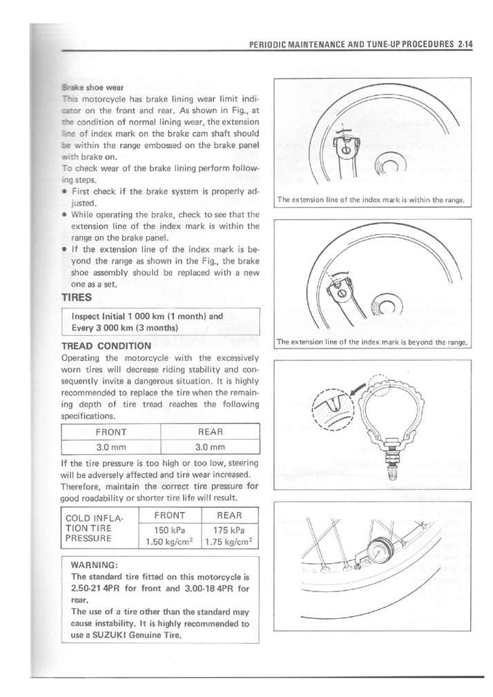 1983on Suzuki TS50W TS50 Service Manual