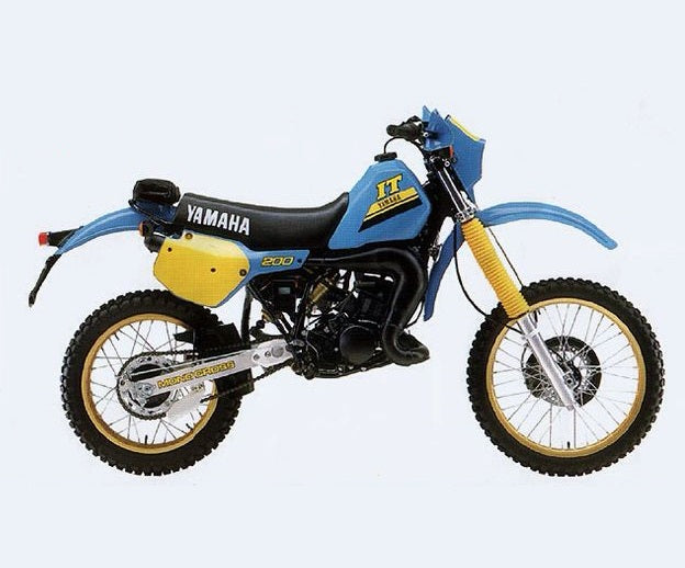 1984 Yamaha IT200 IT 200 Service Manual