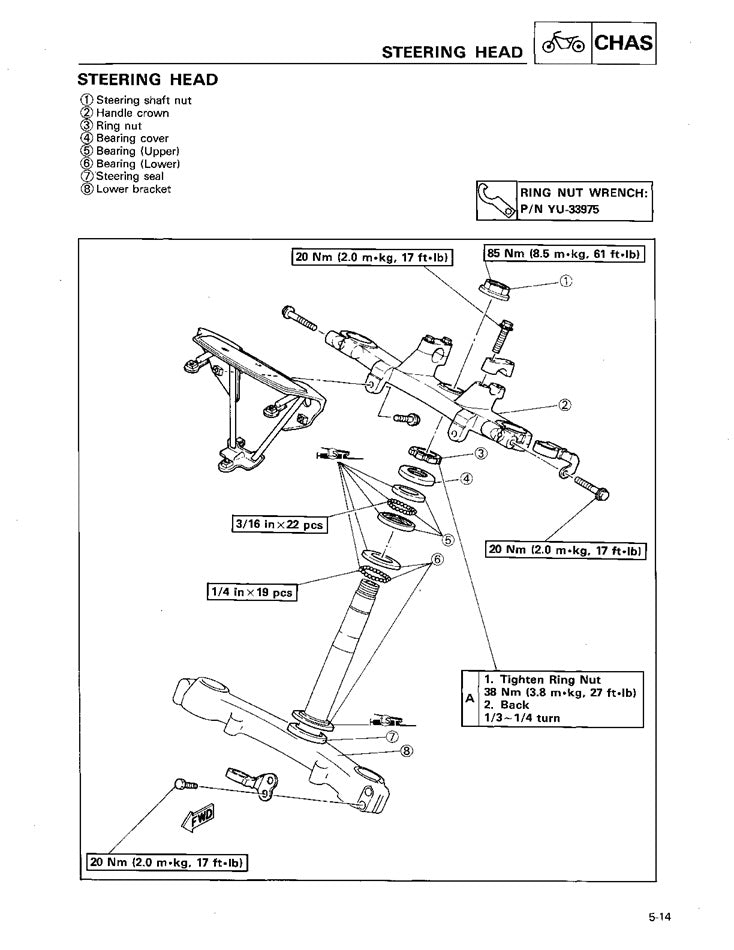 1985 on Yamaha BW200 Big Wheel Service Manual