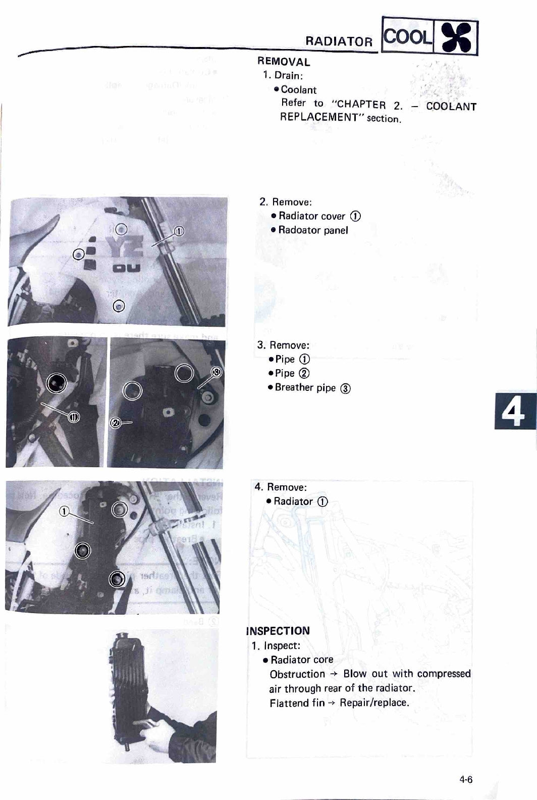 1986-1987 Yamaha YZ80 YZ 80 S T Motocross Service Manual